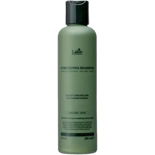 Шампунь La’dor Pure Henna Shampoo з хною проти випадіння волосся, 200 мл.