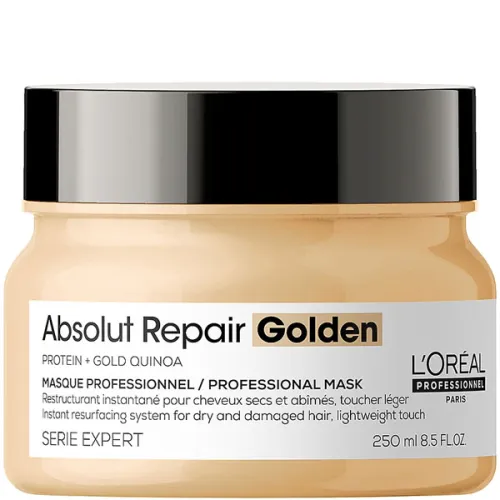 Золота маска для інтенсивного відновлення пошкодженого волосся L’Oreal Professionnel Serie Expert Absolut Repair Golden