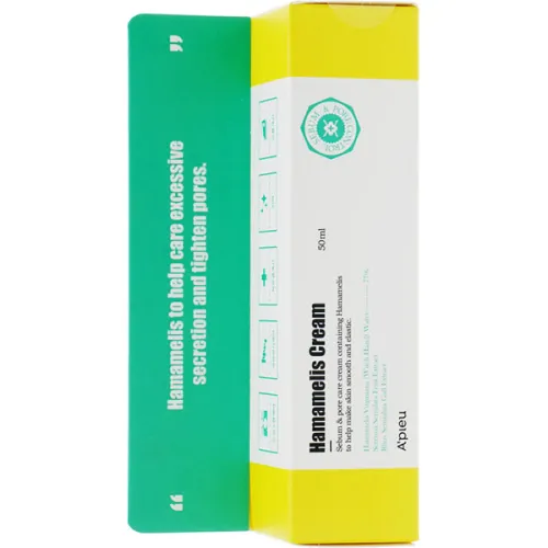 Крем для чувствительной и жирной кожи лица A’pieu Hamamelis Cream, 50 мл. - вид 2