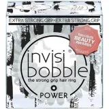 Резинка-браслет для волосся сильної фіксації «сіра» Invisibobble Power Smokey Eye