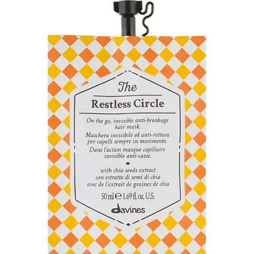 Невидимая маска против ломкости волос Davines The Restless Circle Mask, 50 мл.
