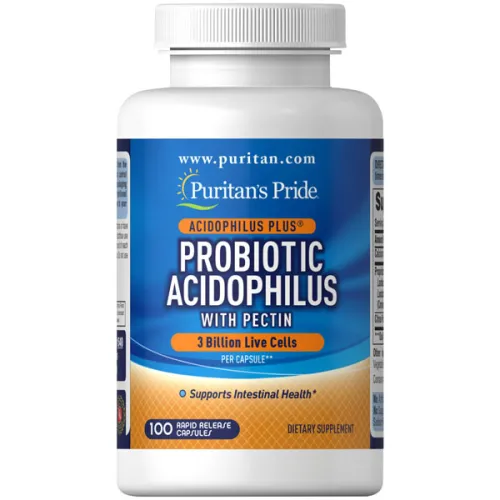 Пробиотик ацидофильный Puritan’s Pride Probiotic Acidophilus with Pectin с пектином