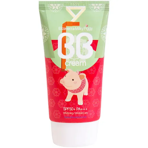 Зволожуючий ВВ крем Elizavecca Milky Piggy BB Cream SPF50+ PA+++ із гіалуроновою кислотою, 50 мл.