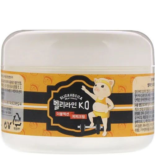 Масажний підтягуючий крем для тіла Elizavecca Body Care Milky Piggy Belly Line K.O Double Action P.P Cream, 100 мл.