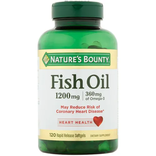 Рыбий жир Nature’s Bounty Fish Oil 1200 mg. + 360 mg., 1200 мг. + 360 мг.