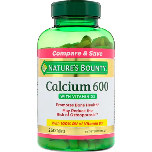 Кальций и витамин D3 Nature’s Bounty Calcium 600 + D3, 600 мг. + 20 мкг.