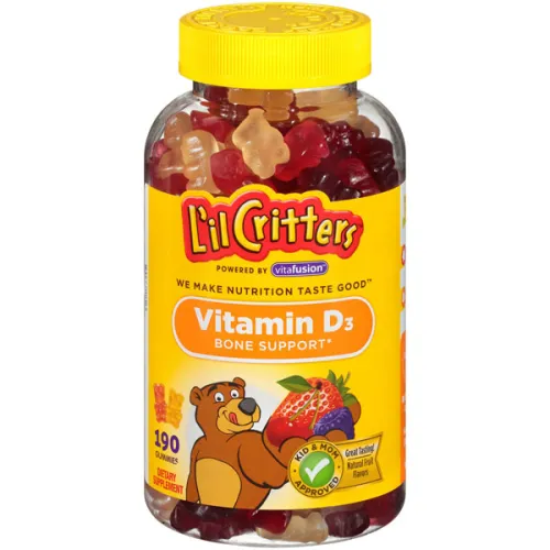 Витамин D3 в жевательной форме для детей Vitafusion L’il Critters Vitamin D3 Gummy Bears Bone Support