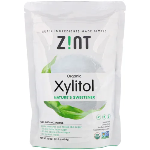 Ксилит натуральный сахарозаменитель Zint Organic Xylitol Nature’s Sweetener, 454 г.