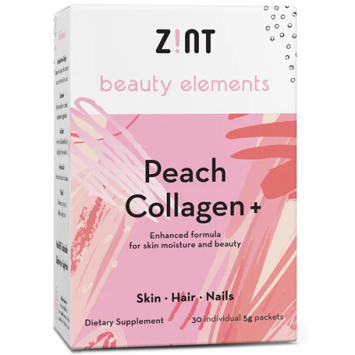 Коллаген Zint Peach Collagen со вкусом персика, 30 шт. х 5 г.