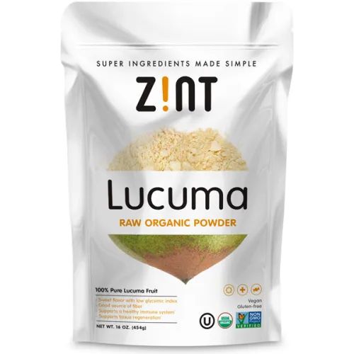 Органический порошок лукума Zint Lucuma Raw Organic Powder, 227 г.