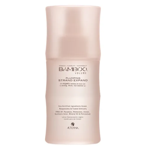 Незмивний потовщуючий крем для волосся Alterna Bamboo Volume Plumping Strand Expand, 100 мл.