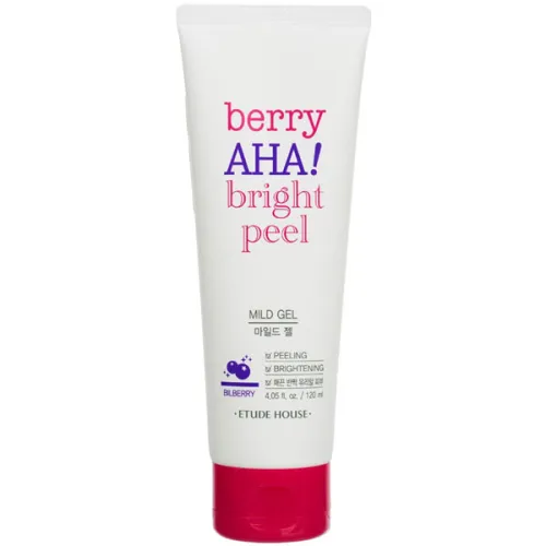 Пилинг-гель для лица Etude House Berry AHA Bright Peel Mild Gel с АНА кислотами, 120 мл.