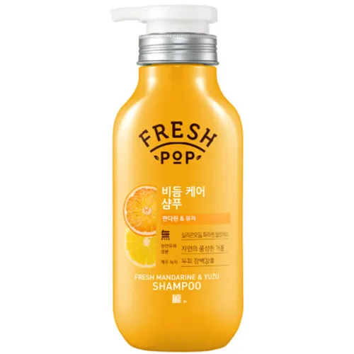 Шампунь для волосся Fresh Pop Mandarine & Yuza Shampoo з екстрактом мандарину, 500 мл.