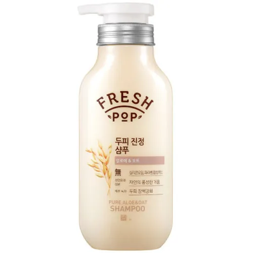 Зміцнювальний шампунь Fresh Pop Pure Aloe & Oat Shampoo з екстрактом алоє та вівса, 500 мл.
