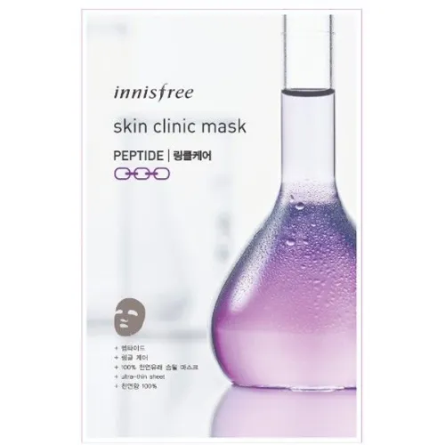 Тканинна маска Innisfree Skin Clinic Mask Peptide з пептидами, 20 мл.