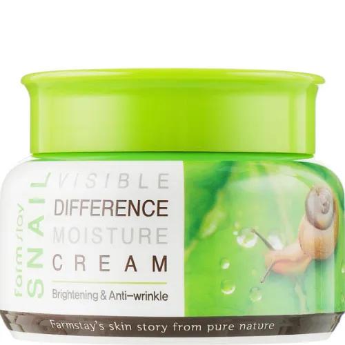 Увлажняющий крем для лица FarmStay Snail Visible Difference Moisture Cream с муцином улитки, 100 мл.