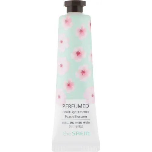 Парфумована крем-есенція для рук The Saem Perfumed Hand Light Essence Peach Blossom з екстрактом квітів персика, 30 мл.