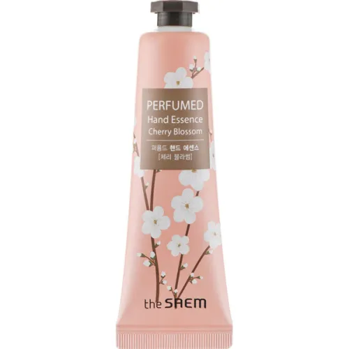 Парфумований крем-есенція для рук The Saem Perfumed Hand Essence Cherry Blossom з екстрактом квітів вишні, 30 мл.