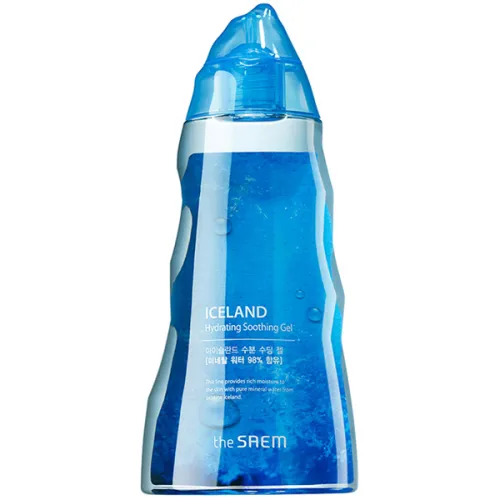Універсальний гель The Saem Iceland Hydrating Soothing Gel з мінеральною водою льодовиків Ісландії, 300 мл.