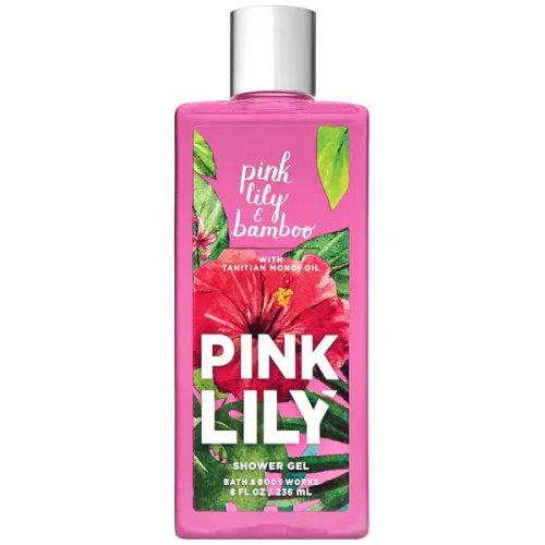 Гель для душа «лилия и листья бамбука» Bath and Body Works Shower Gel Pink Lily & Bamboo, 236 мл.