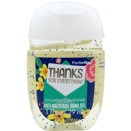 Антибактеріальний гель для рук «грейпфрут та кокосова вода» Bath and Body Works Thanks For Everything, 29 мл.
