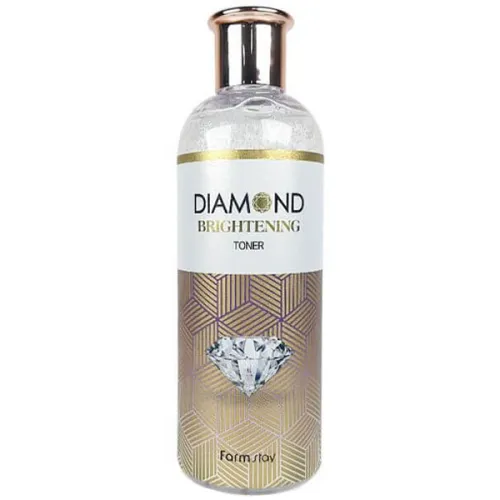 Отбеливающий тонер для лица «бриллиантовое сияние» FarmStay Diamond Brightening Toner, 350 мл.