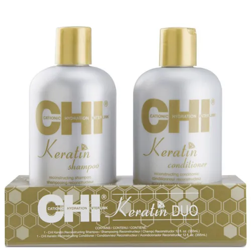 Набір для кератинового відновлення волосся CHI Keratin Duo, 2 х 355 мл.