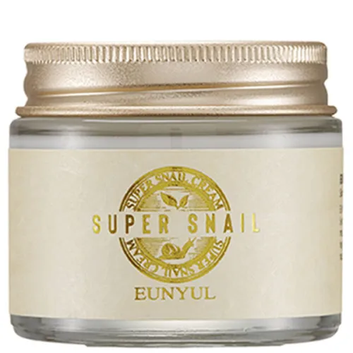 Крем для лица Eunyul Super Snail Cream с максимальным содержанием улиточного муцина, 70 мл.
