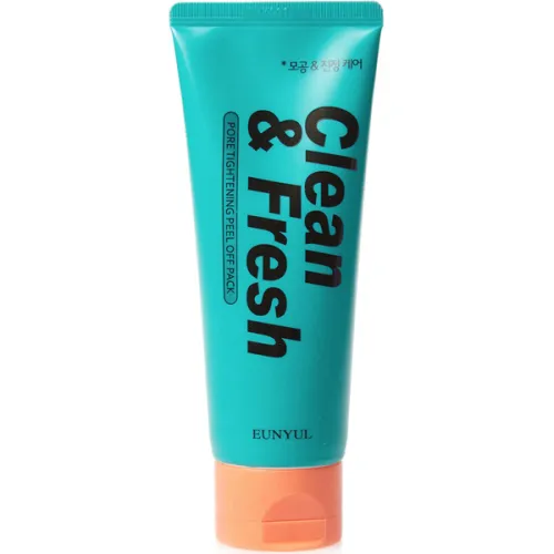 Маска-пленка для сужения пор кожи лица Eunyul Clean & Fresh Pore Tightening Peel Off Pack, 100 мл.