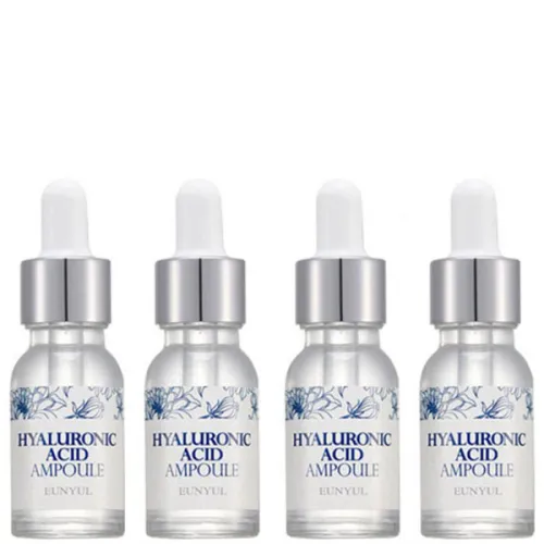 Набір ампульних сироваток Eunyul Hyaluronic Acid Ampoule Set з гіалуроновою кислотою, 4 шт. х 12 мл.