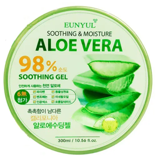 Універсальний гель Eunyul Aloe Vera 98% Soothing Gel з екстрактом алое вера, 300 мл.