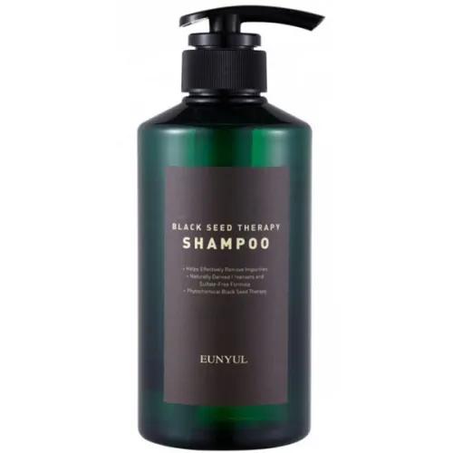 Шампунь для волосся Eunyul Black Seed Therapy Shampoo з олією чорного кмину, 500 мл.