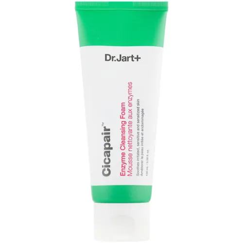 Энзимная пенка для умывания чувствительной кожи лица Dr.Jart+ Cicapair Enzyme Cleansing Foam, 100 мл.