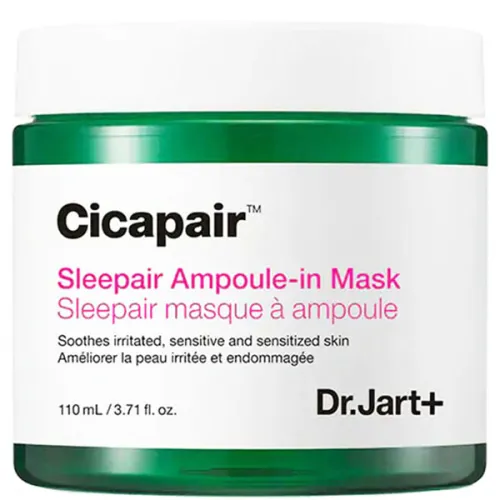Незмивна маска для чутливої шкіри обличчя Dr.Jart+ Cicapair Sleepair Ampoule-in Mask, 110 мл.