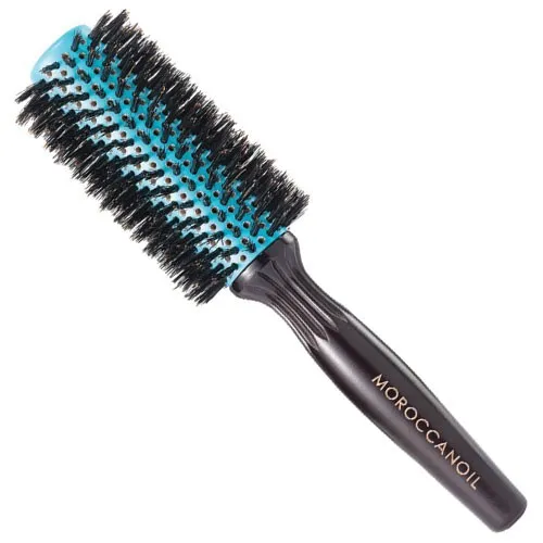 Деревянная расческа Moroccanoil Boar Bristle Round Brush с круглой термокерамической насадкой