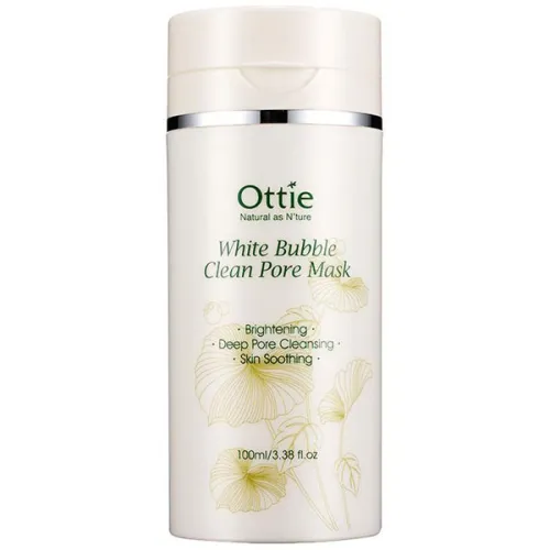 Кислородная очищающая маска для лица Ottie White Bubble Clean Pore Mask, 100 мл.