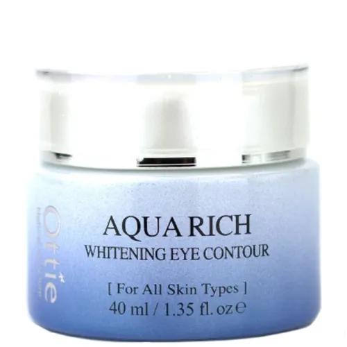 Освітлюючий крем проти темних кіл під очима Ottie Aqua Rich Whitening Eye Contour, 40 мл.