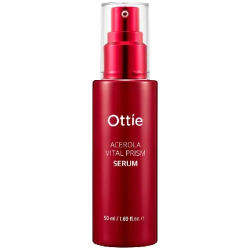 Витаминная сыворотка для лица Ottie Acerola Vital Prism Serum с экстрактом ацеролы, 50 мл.