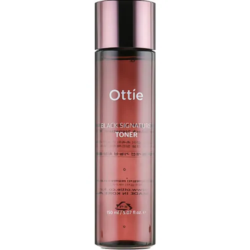 Тонер для лица Ottie Black Signature Toner с муцином черной улитки, 30 мл.