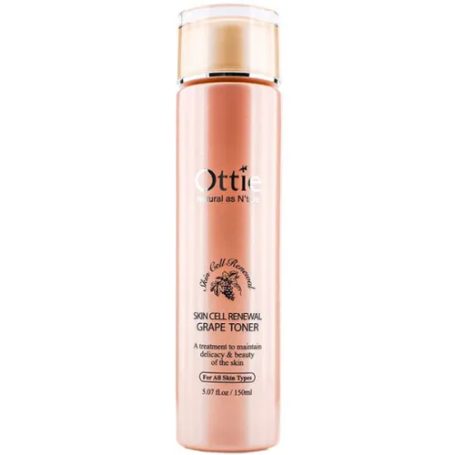 Обновляющий тонер для лица Ottie Skin Cell Renewal Grape Toner с экстрактом красного вина, 150 мл.