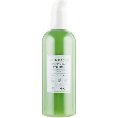 Зволожуючий лосьйон для тіла FarmStay Green Tea Seed Daily Perfume Body Lotion з екстрактом зеленого чаю, 330 мл.