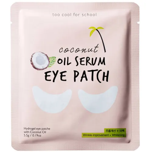 Гідрогелеві патчі Too Cool For School Coconut Oil Serum Eye Patch з кокосовою олією, 5.5 г.
