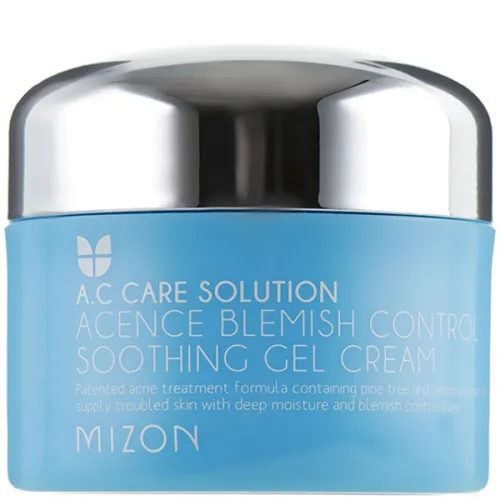 Увлажняющий крем-гель для проблемной кожи лица Mizon A.C Care Solution Acence Blemish Control Soothing Gel Cream, 50 мл.