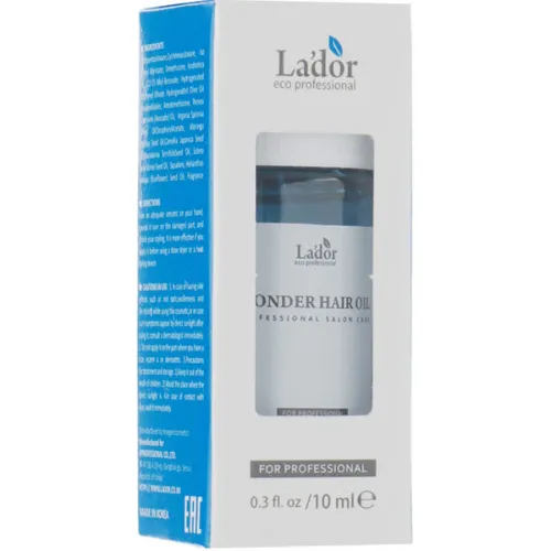 Олія для блиску та гладкості волосся La’dor Wonder Hair Oil, 10 мл. - вигляд 2