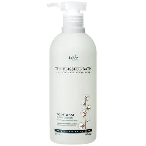 Гель для душа «хлопок» La’dor The The Blissful Bath Body Wash Clean Cotton, 530 мл.