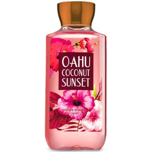 Гель для душа «кокос и бергамот» Bath and Body Works Shower Gel Oahu Coconut Sunset, 236 мл.