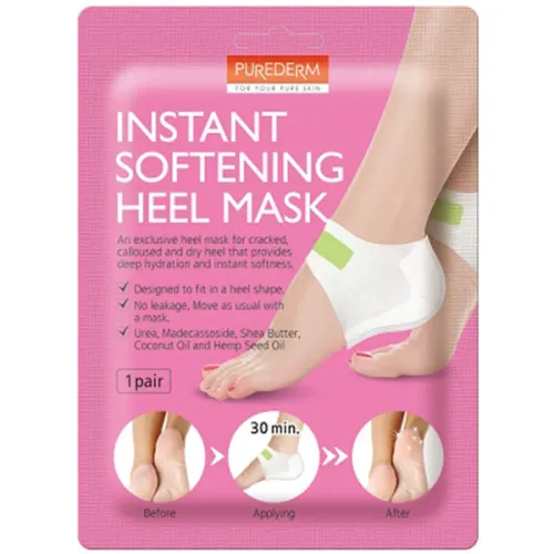 Пом’якшувальні педикюрні шкарпетки для ніг Purederm Instant Softening Heel Mask, 18 г.