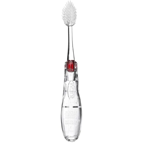 Дорожная складная зубная щетка «красная» Radius Tour Travel Brush Ruby Red
