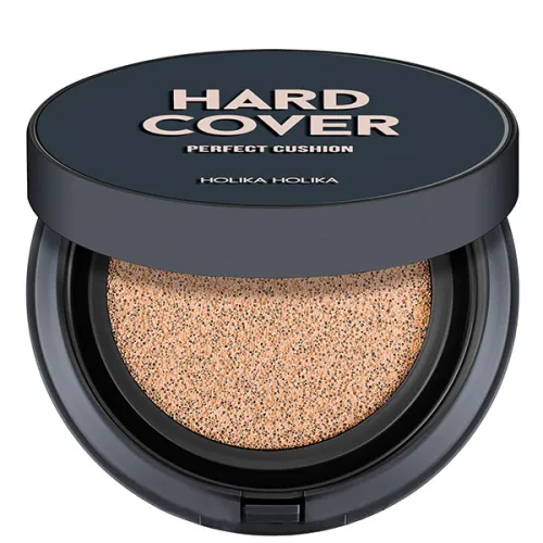 Тональний крем-кушон Holika Holika Hard Cover Perfect Cushion із запасним блоком, 14 мл.
