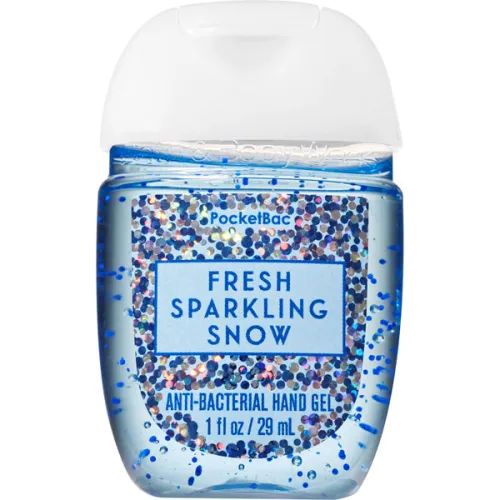 Антибактеріальний гель для рук «крижана диня та груша» Bath and Body Works Fresh Sparkling Snow, 29 мл.